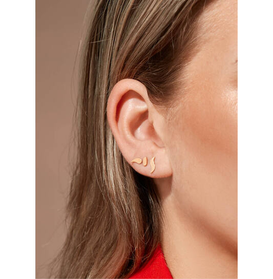 Vivaldi Single Stud - 5mm - 585