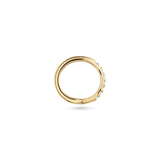 Rivièra Topaz Piercing Single Hoop  - 10mm - 585