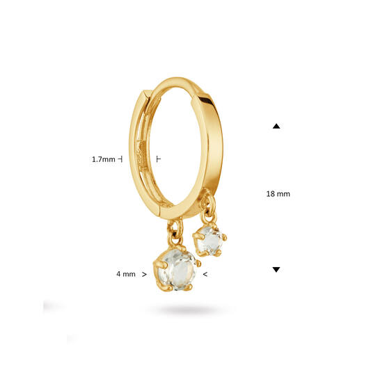 Jackie Alexia Wh.T. Single Hoop - 585