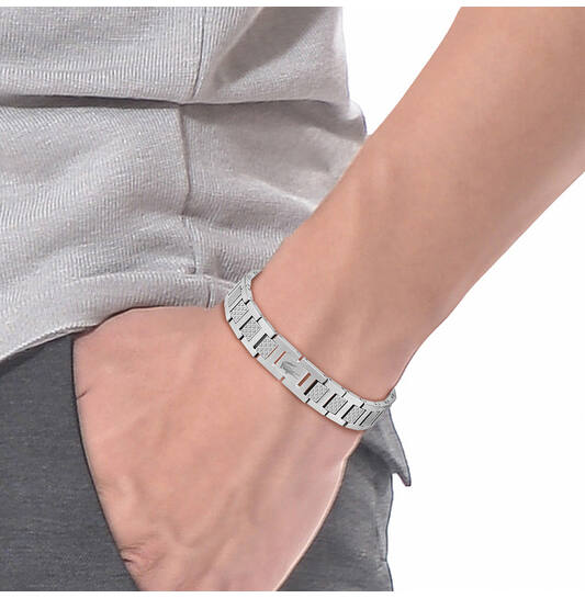  Bracelets à maillons - Acier - 19cm