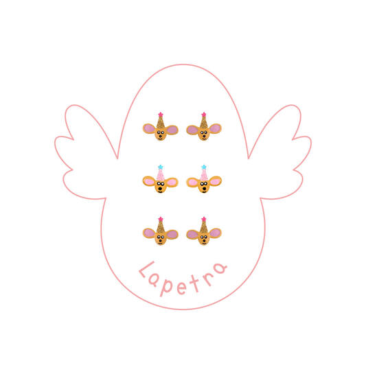 Schroefoorknopjes - Muisjes - Assorti