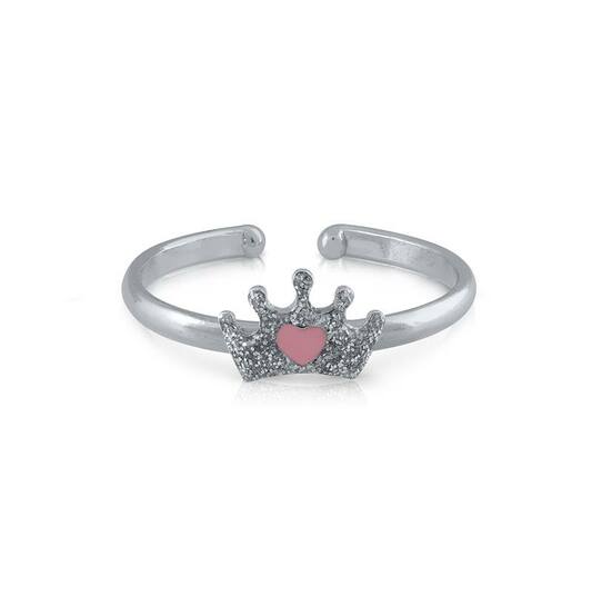 Ring Glitter Kroon - 925 - Rd