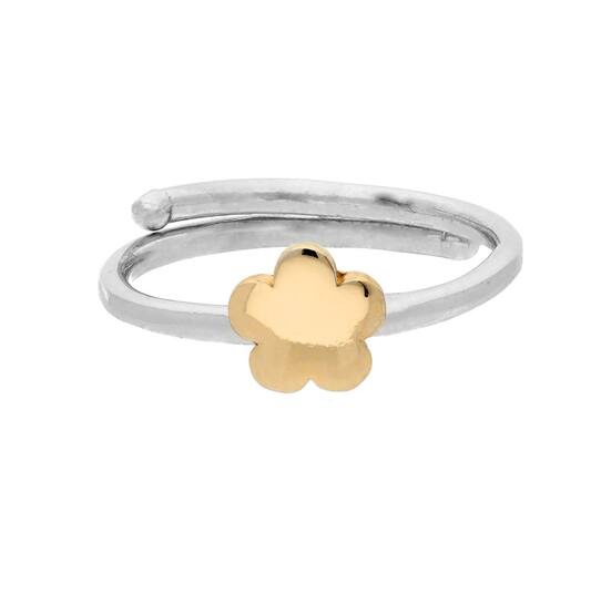 Ring Bloem - 925 - Gold plated