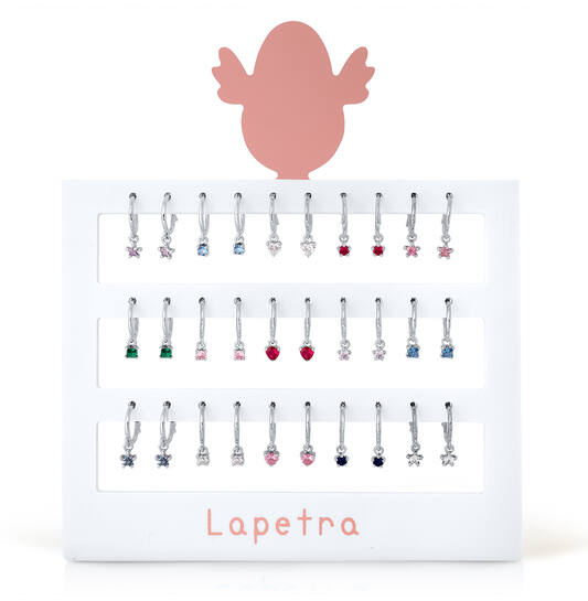 Oorringen met hanger Set 15st