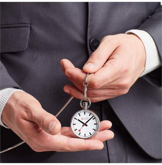 Zakhorloge - EVO - Ø43 - ZILVERKLEURIG