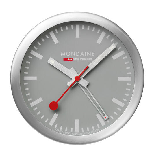  Klokken - Desk clocks - 12,5cm - Silver