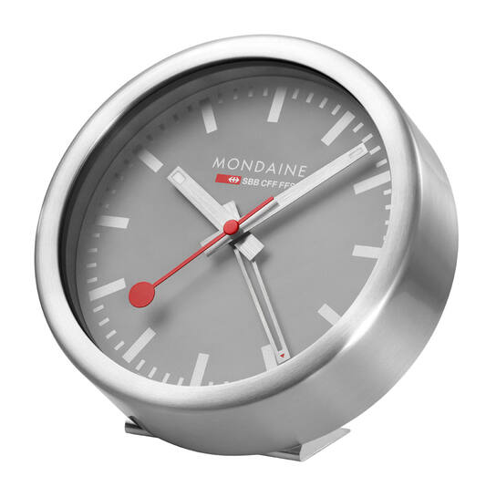  Klokken - Bureauklokken - 12,5cm - Zilverkleurig