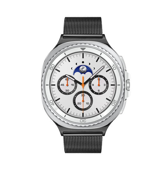  Galaxy Watch 8 Classic - Ø46 - Weiß - Schwarz