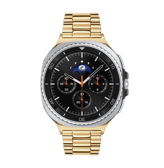  Galaxy Watch 8 Classic - Ø46 - Schwarz - Goldfarbig