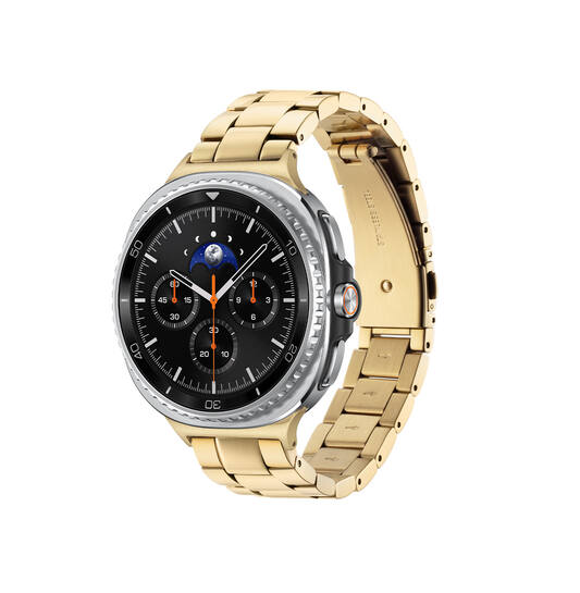  Galaxy Watch 8 Classic - Ø46 - Schwarz - Goldfarbig