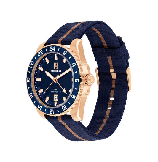  TH85 Swiss GMT - Ø42 - Bleu