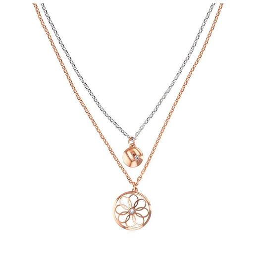 Necklaces with pendant - Steel - 50cm