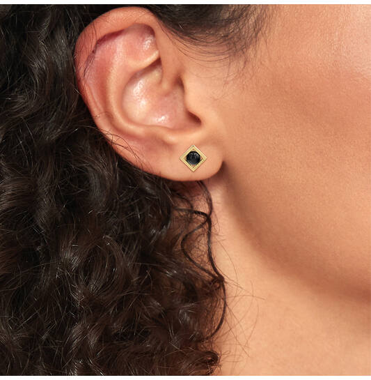  Ear studs - Steel - 1cm