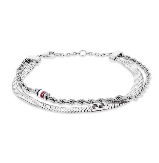  Bracelets à maillons - Acier - 19cm