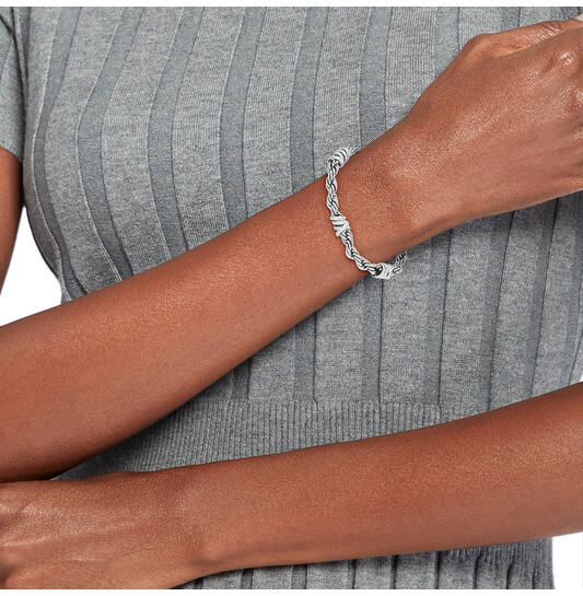 Bracelets à maillons - Acier - 19cm