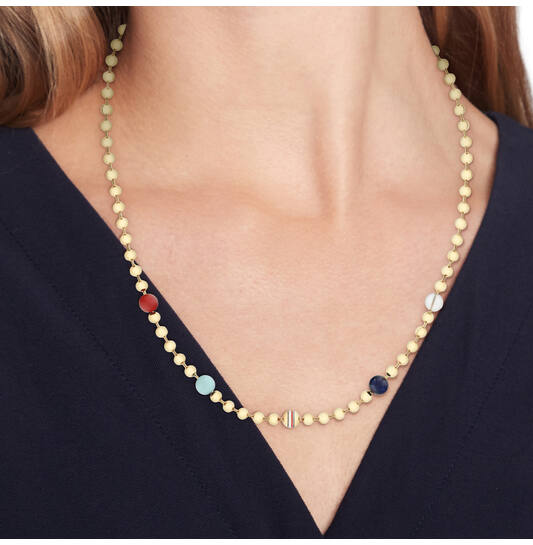  Necklace - Steel - 66cm