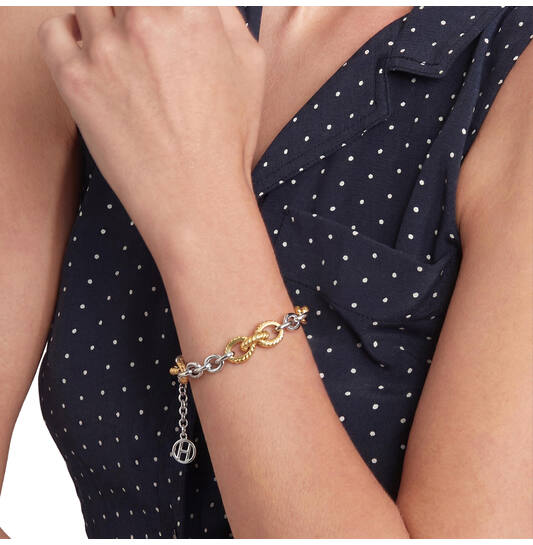  Gliederarmbänder - Stahl - 19cm