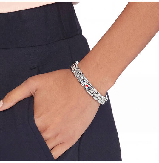  Gliederarmbänder - Stahl - 19cm