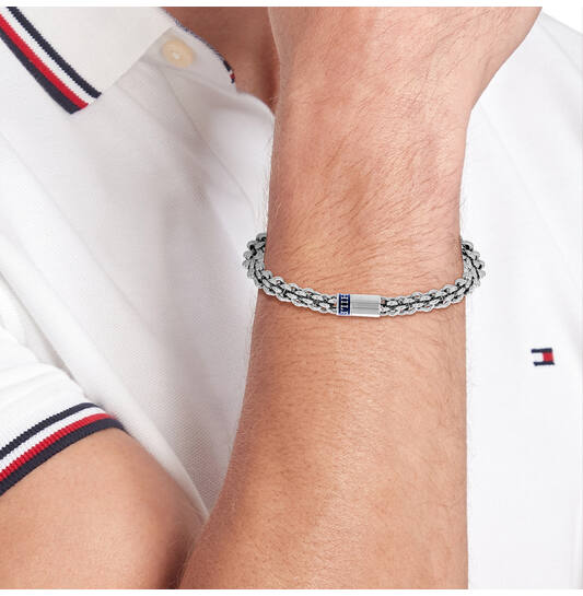  Bracelets à maillons - Acier - 19cm