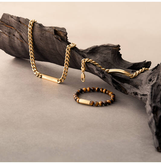  Link bracelets - Steel - 19cm