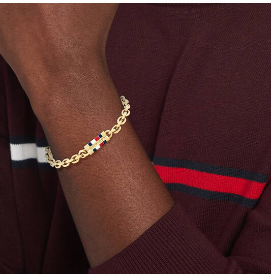  Bracelets à maillons - Acier - 17,5cm