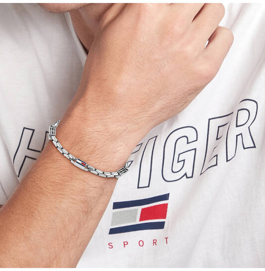  Gliederarmbänder - Stahl - 19cm