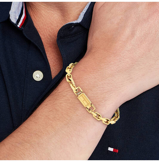  Bracelets à maillons - Acier - 17,5cm