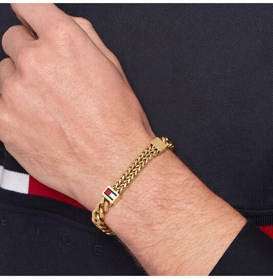  Bracelets à maillons - Acier - 20cm