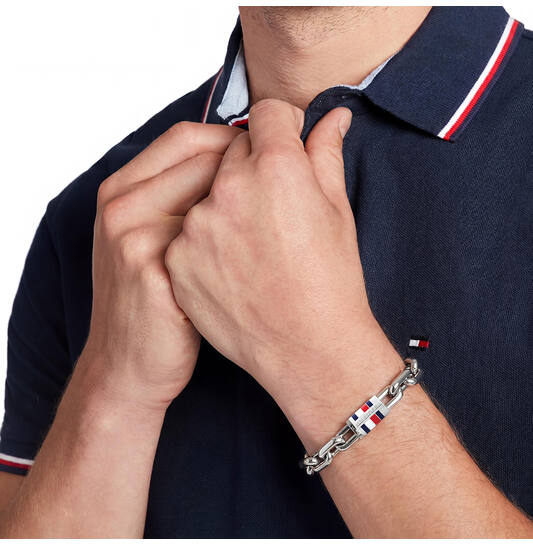  Gliederarmbänder - Stahl - 19cm
