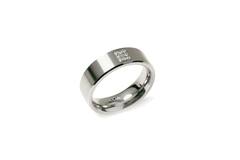  Bagues - Titane - Diamant - 0.45ct
