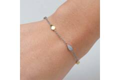  Bracelets à maillons - Titane - 22cm