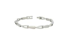  Link bracelets - Titanium - 20cm