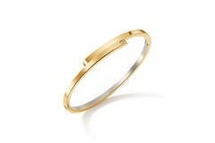  Bracelets - Titane - Diamant - 0.02ct - 60mm