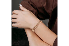  Link bracelets - Titanium - 21cm