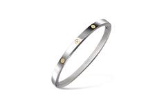  Armreifen - Titan - Diamant - 19cm