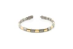  Bracelets à maillons - Titane - 20cm
