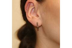  Earrings - Titanium - 14mm