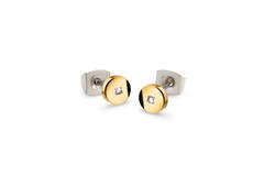  Ohrstecker - Titan - Diamant - 0.02ct
