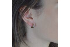  Oorringen - Titanium - 13mm