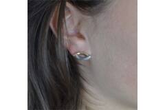  Boucles d'oreilles à puces - Titane