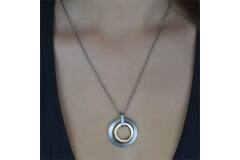  Pendants with stone - Titanium