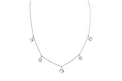  Colliers maillons - Titane - 42cm