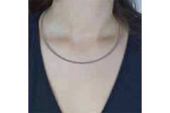  Long necklaces - Titanium - 42cm