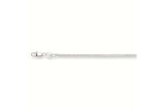  Collier sans pendentif - Gourmette - 1.7mm - 45cm - Argent - 2.7gr