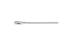  Collier sans pendentif - Serpent - 1.5mm - 42cm - Argent - 4.4gr