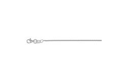  Colliers en longueur - Palmier, queue de renard - 1.3mm - 40cm - Argent - 2.7gr