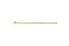  Colliers en longueur - Ancre - 2.3mm - 50cm - Argent doré - 6gr