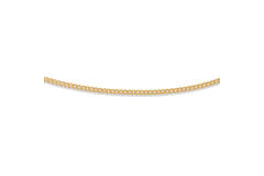  Schakelketting - Gourmet - 1.5mm - 50cm - Zilver verguld