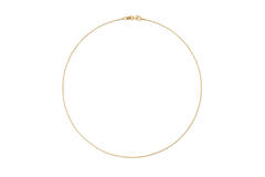  Gliederkette - Venezianisch - 1mm - 45cm - Vergoldet