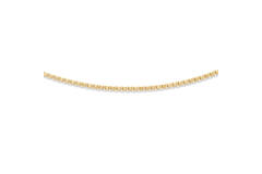  Link necklace - Venetian - 1.1mm - 42cm - Goldplated